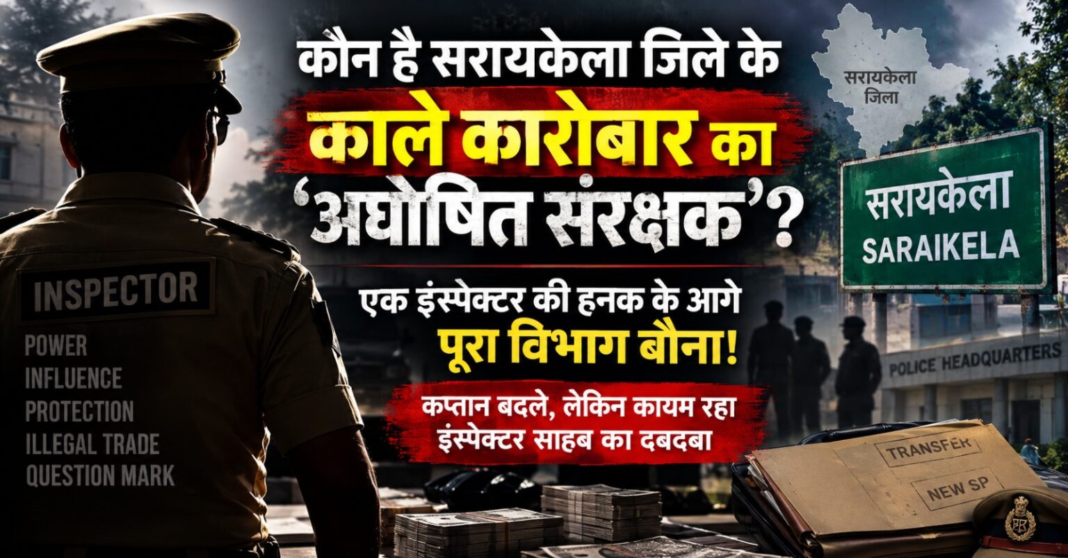 कौन है सरायकेला जिले के काले कारोबार का ‘अघोषित संरक्षक’?